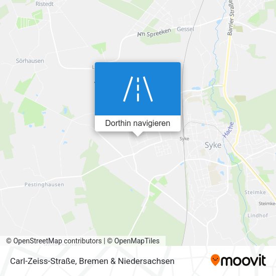 Carl-Zeiss-Straße Karte