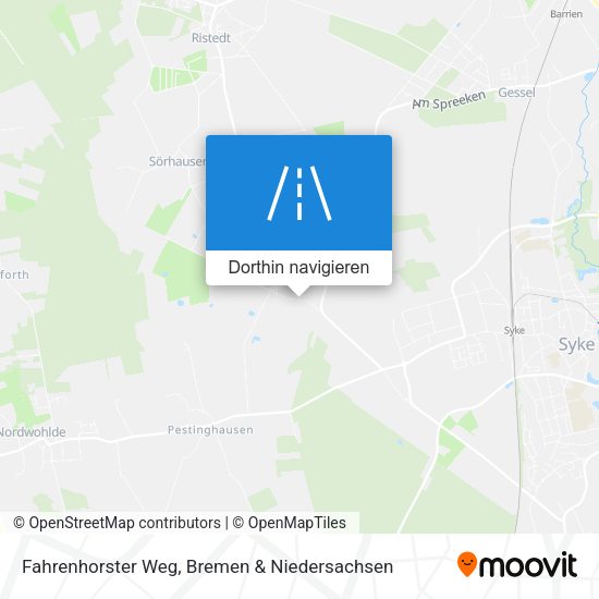 Fahrenhorster Weg Karte