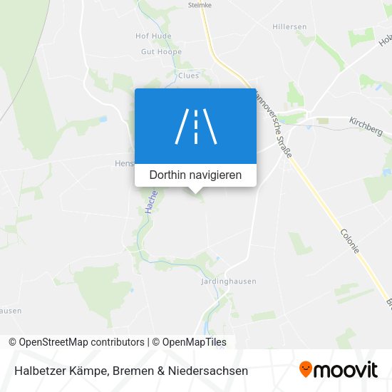 Halbetzer Kämpe Karte