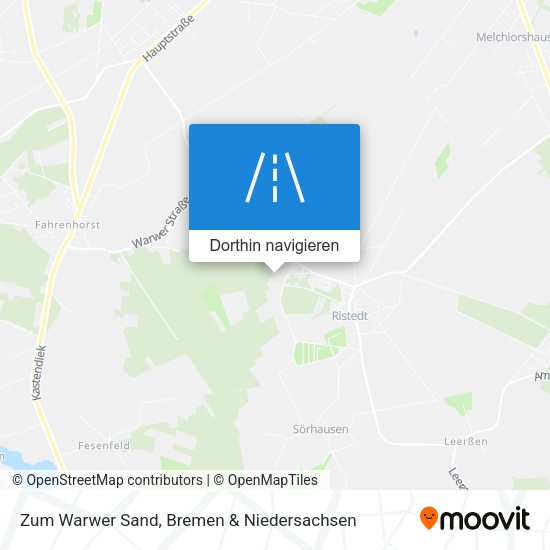 Zum Warwer Sand Karte