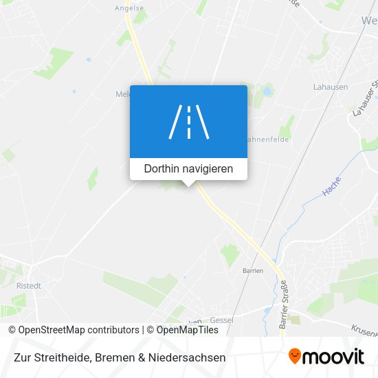 Zur Streitheide Karte
