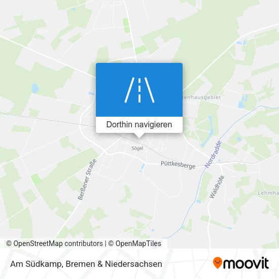 Am Südkamp Karte