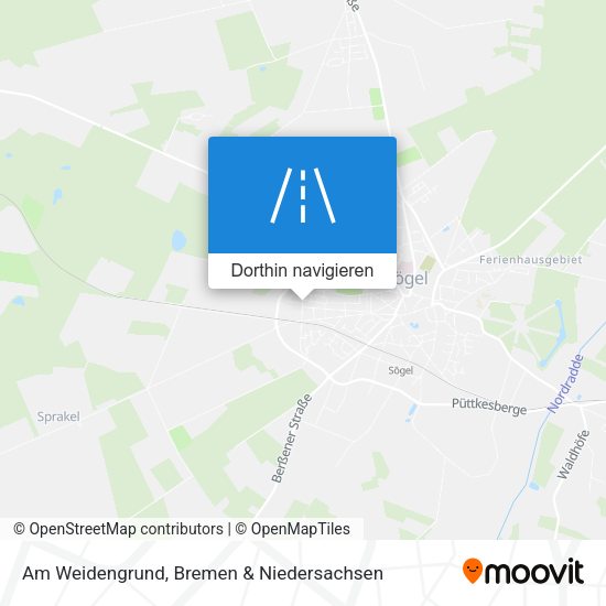 Am Weidengrund Karte