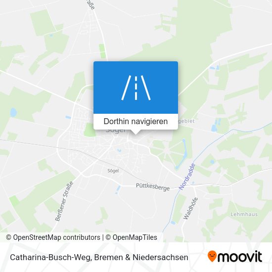 Catharina-Busch-Weg Karte