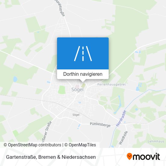 Gartenstraße Karte