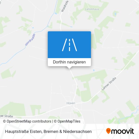 Hauptstraße Eisten Karte