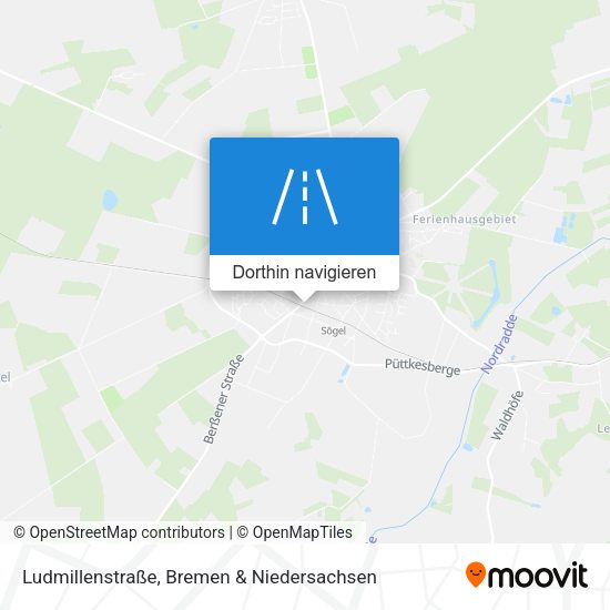 Ludmillenstraße Karte