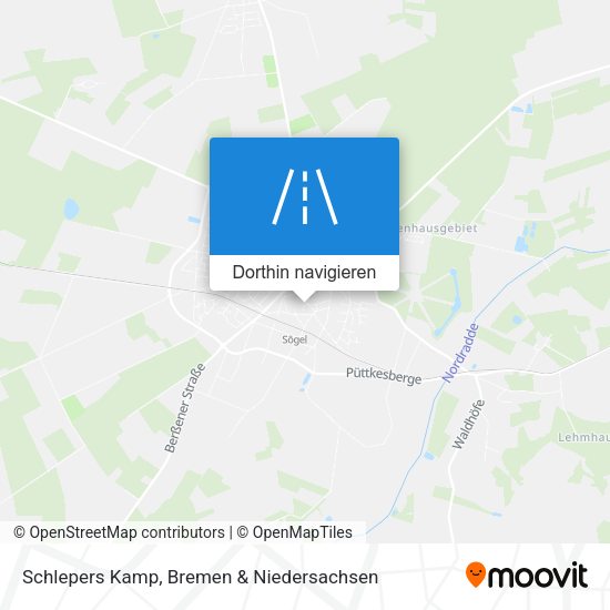 Schlepers Kamp Karte
