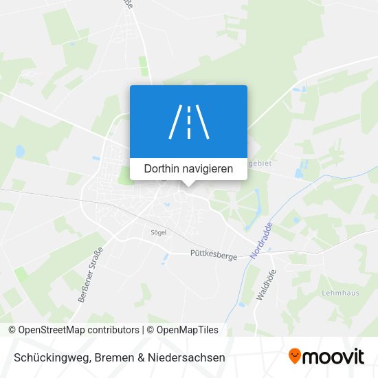 Schückingweg Karte