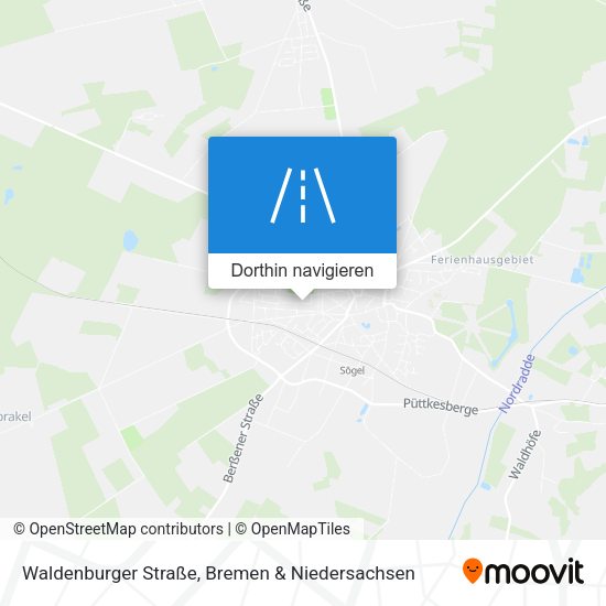 Waldenburger Straße Karte