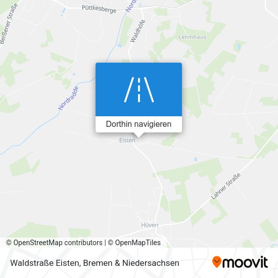 Waldstraße Eisten Karte