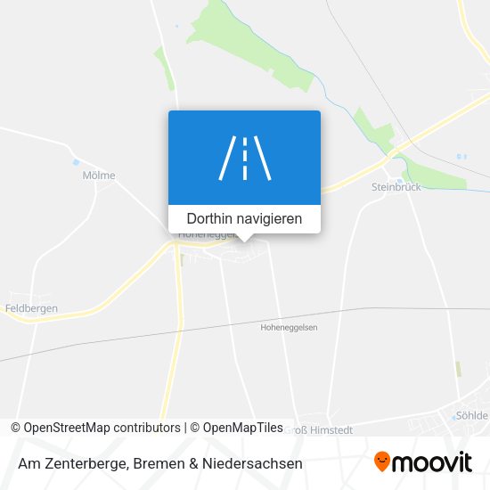 Am Zenterberge Karte
