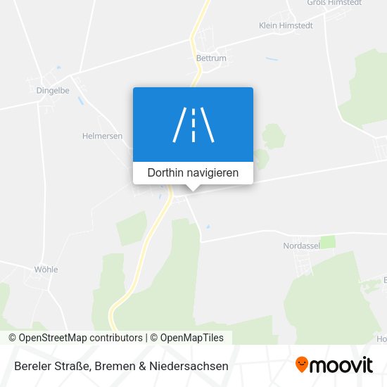 Bereler Straße Karte
