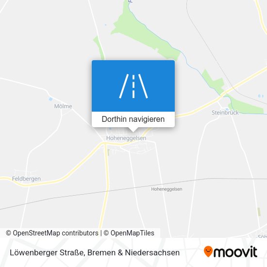 Löwenberger Straße Karte
