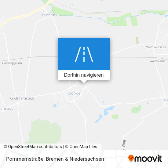 Pommernstraße Karte
