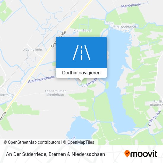 An Der Süderriede Karte