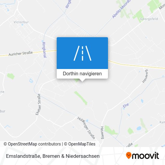 Emslandstraße Karte