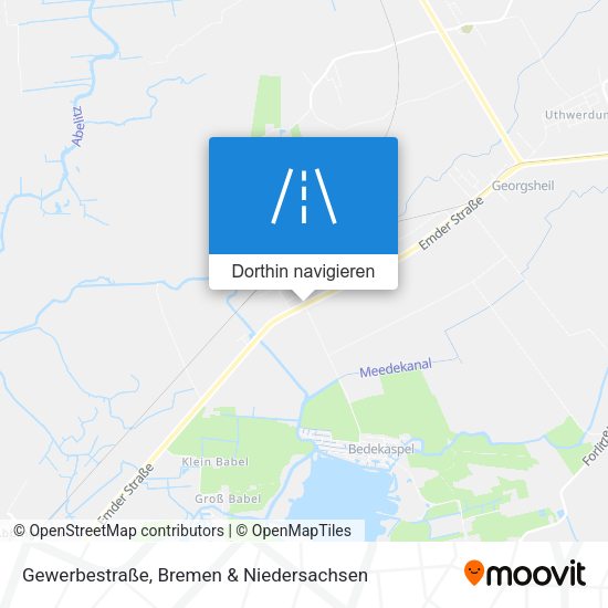 Gewerbestraße Karte