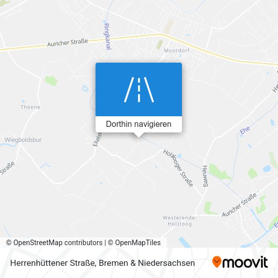 Herrenhüttener Straße Karte