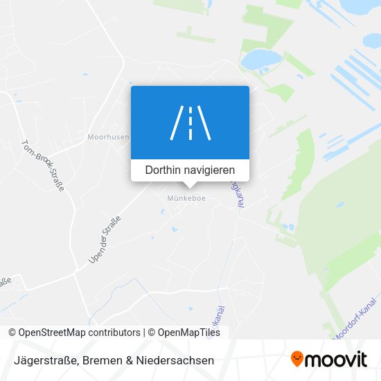 Jägerstraße Karte