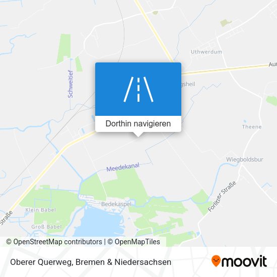 Oberer Querweg Karte