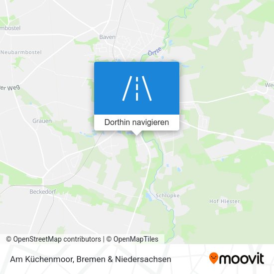 Am Küchenmoor Karte