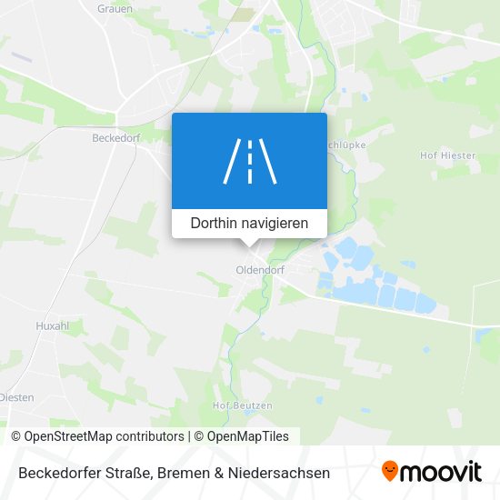 Beckedorfer Straße Karte