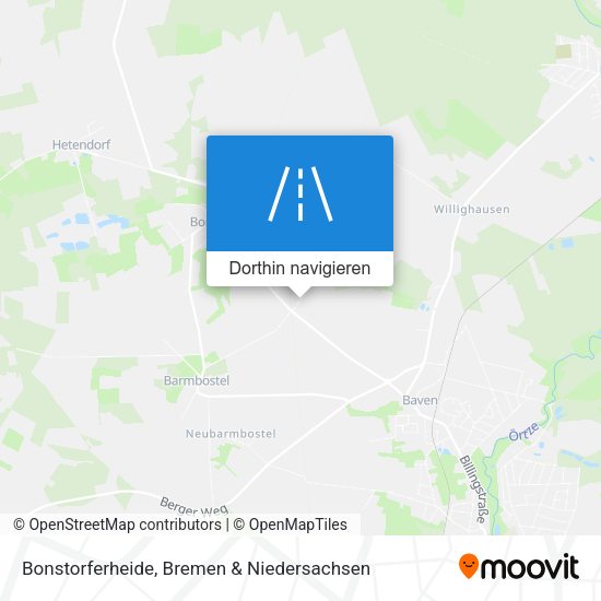 Bonstorferheide Karte