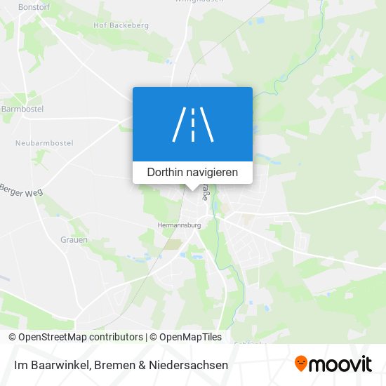 Im Baarwinkel Karte