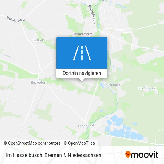 Im Hasselbusch Karte