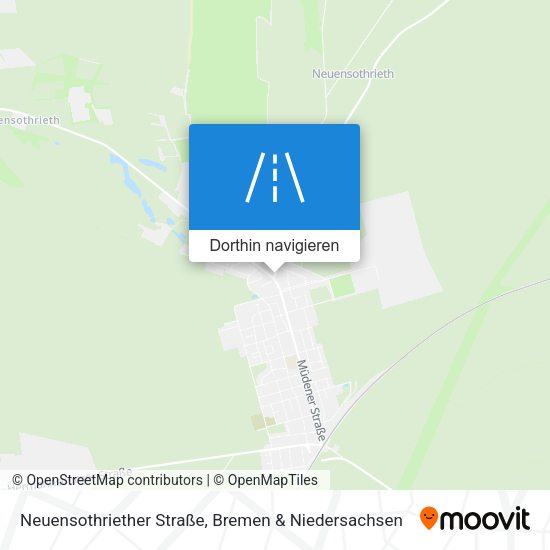 Neuensothriether Straße Karte