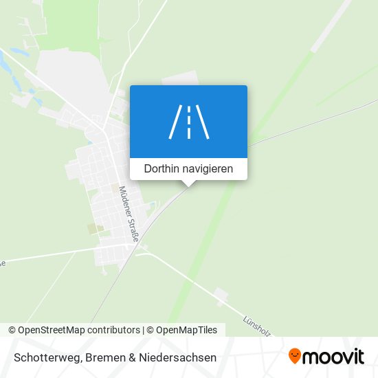 Schotterweg Karte