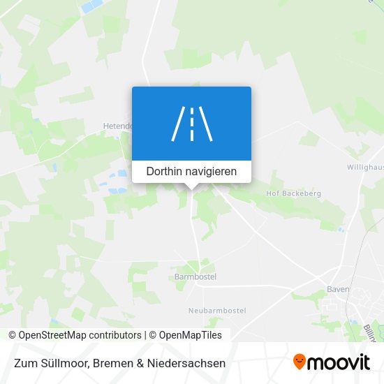 Zum Süllmoor Karte