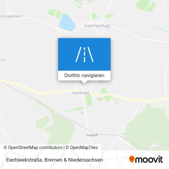 Eierbleekstraße Karte