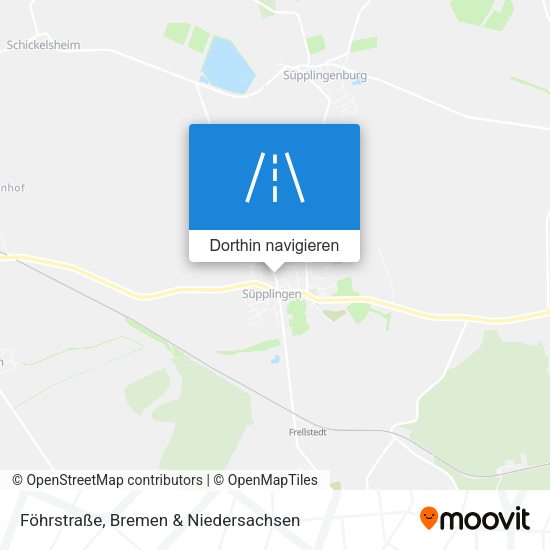 Föhrstraße Karte