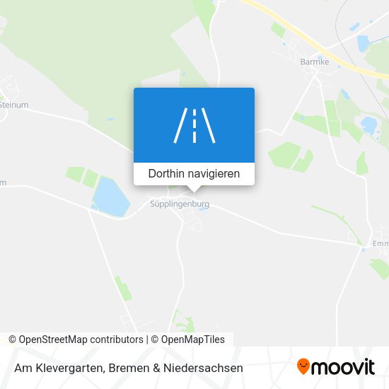 Am Klevergarten Karte