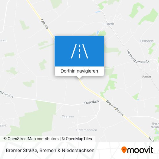 Bremer Straße Karte