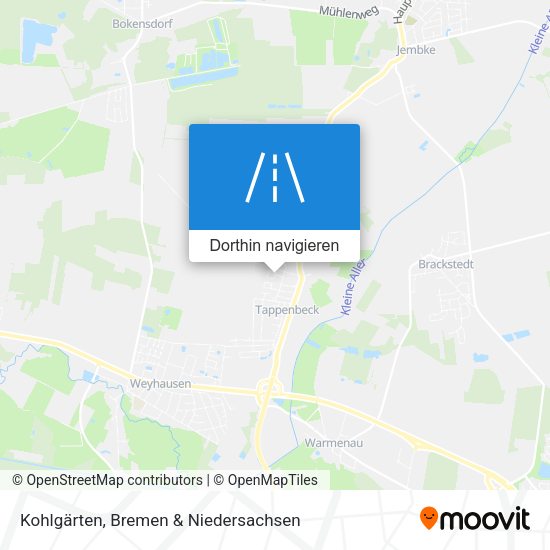 Kohlgärten Karte