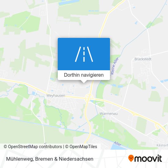 Mühlenweg Karte