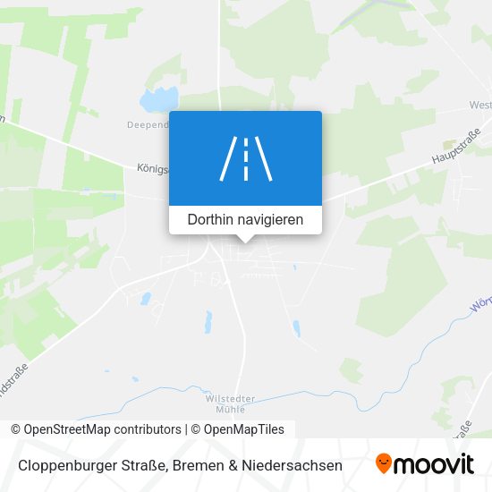 Cloppenburger Straße Karte