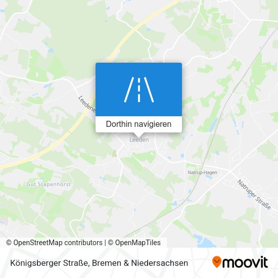 Königsberger Straße Karte