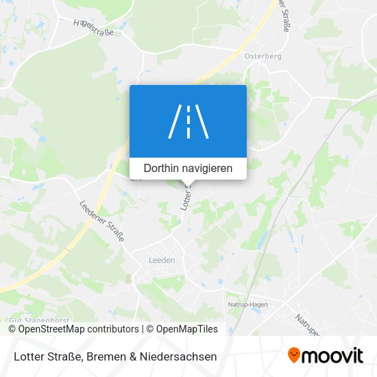 Lotter Straße Karte