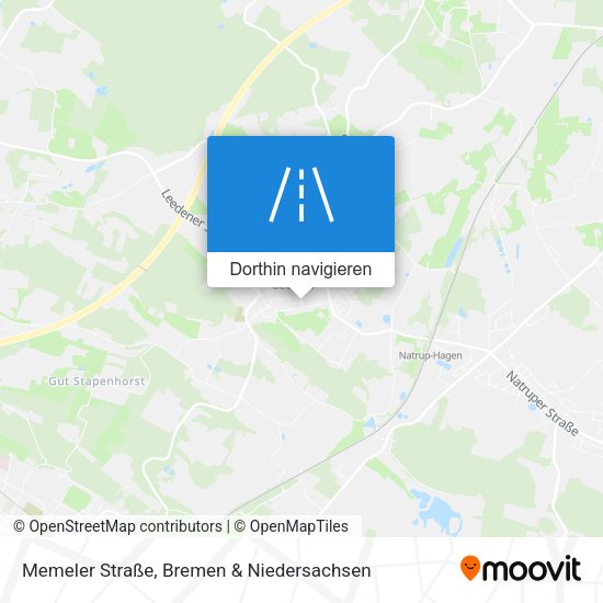 Memeler Straße Karte