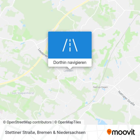 Stettiner Straße Karte
