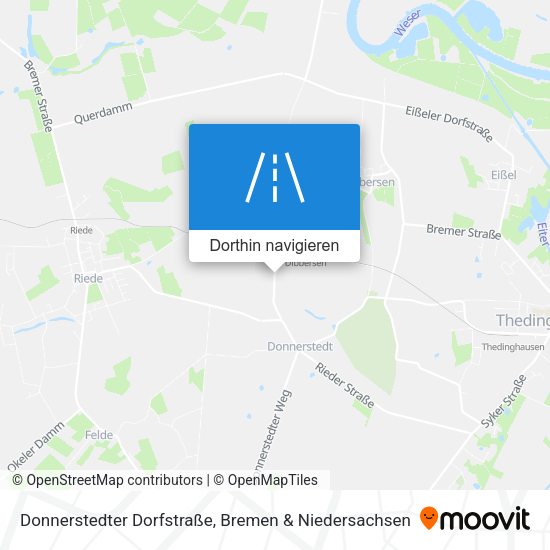 Donnerstedter Dorfstraße Karte