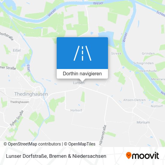 Lunser Dorfstraße Karte
