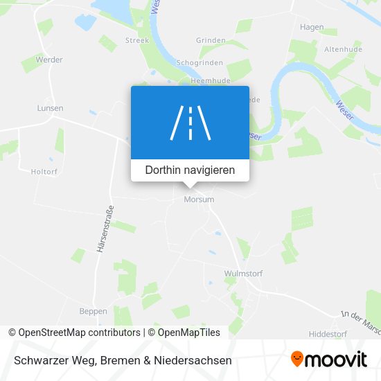 Schwarzer Weg Karte