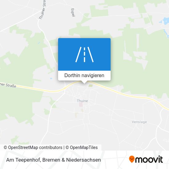 Am Teepenhof Karte