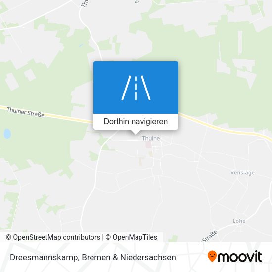 Dreesmannskamp Karte
