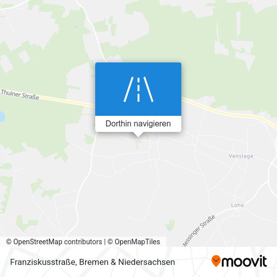Franziskusstraße Karte